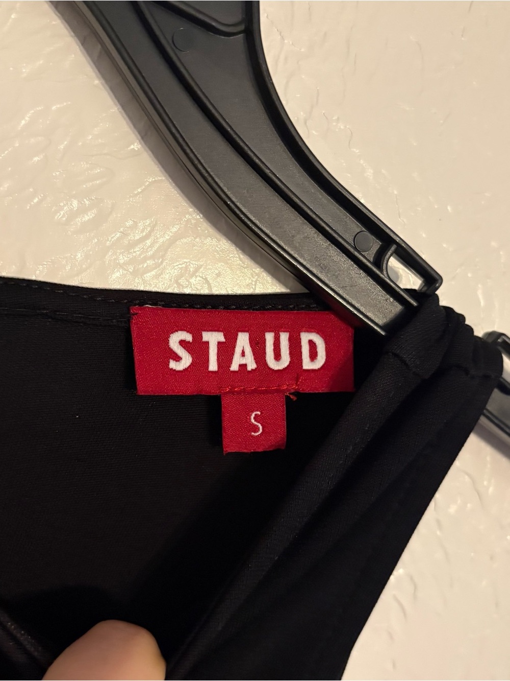 STAUD - Sleeveless Maxi dress in all black - Picture 3 of 3